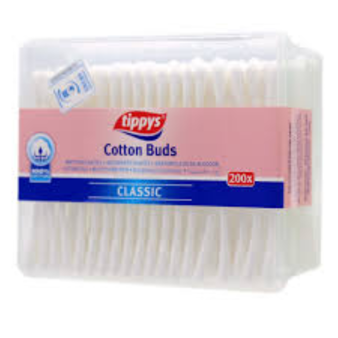TIPPYS COTTON BUDS RECTANGLE 200's